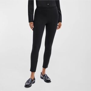Theory Adbelle Modern Pants Women’s Size 2 Black Slim Ankle Stretch Office